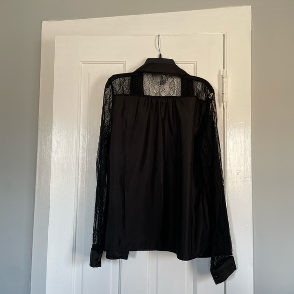 Black lace blouse - Picture 2 of 4
